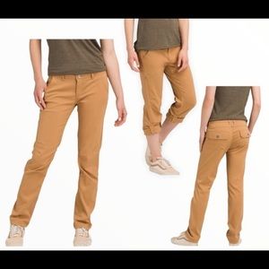 Prana Halle Pant-Tall Inseam, Dark Ginger, Size 2